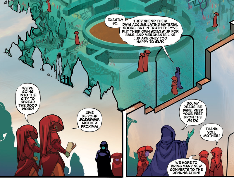 Illustration for article titled Invisible Kingdom delivers spiritual sci-fi with spectacular visual style